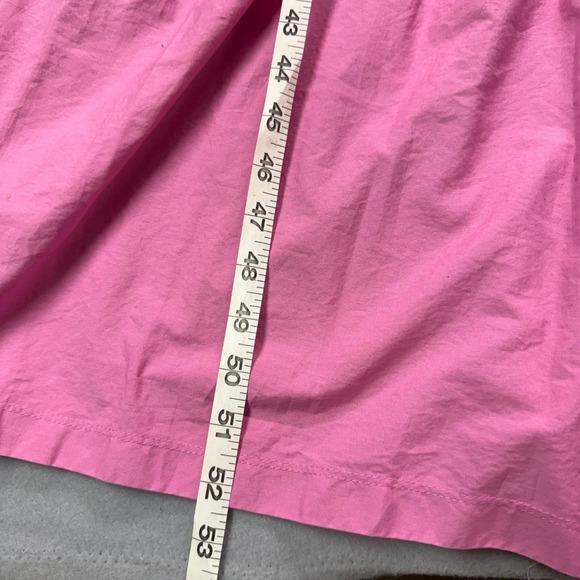 ZARA Barbie Pink poplin tiered Maxi Dress Blogger/influencer Fav SzL 100%cotton - Picture 3 of 8